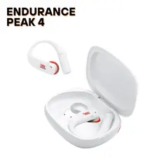 JBL - Audífono Endurance Peak 4 con IP68 y duración de hasta 48 horas con estuche