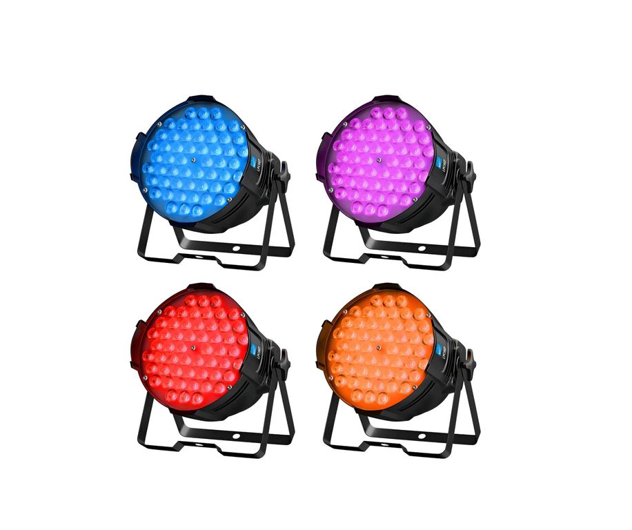 PACK 4 Tacho cañon Par Led 54 X 3w luces para Eventos Decoracion