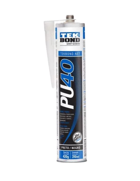 ADHESIVO POLIURETANO PU40 USO GENERAL NEGRO X 310ML