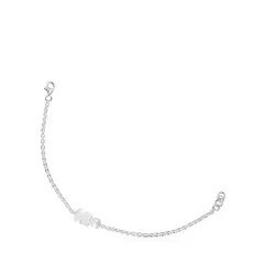 TOUS - Pulsera Plata 1ªley Perla Oso 10Mm