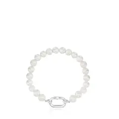 TOUS - Pulsera De Perlas Con Anilla Plata