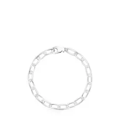 TOUS - PULSERA PLATA ANILLAS RECTANGULAR