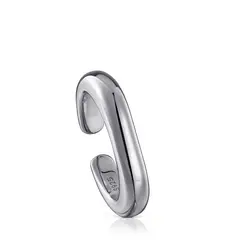 TOUS - Anillo abierto de plata dark silver Line