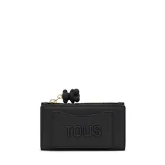 TOUS - BILLETERA PEQUEÑA BACK TO BASICS NEGRO