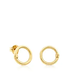 TOUS - Aretes Pequeños De Oro Hold