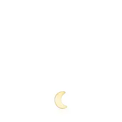 TOUS - Piercing de oreja de oro con luna Piercing