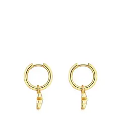 TOUS - Arete Baño Oro 18Kt Icon Color Lgg