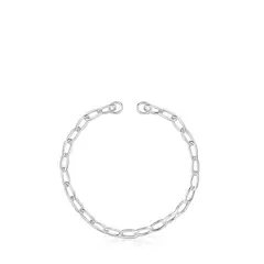 TOUS - PULSERA PLATA LEY OVAL MEDIANO 16CM