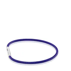TOUS - PULSERA ACERO TUBO MESH 2MM LILA 16,5CM