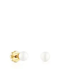 TOUS - Aretes De Oro Y Perla Baby