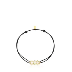 TOUS - Pulsera Oro 1ªley 3 Perlas 4Mm Slider