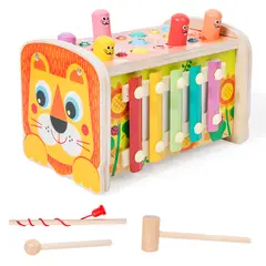 GENERICO - Leoncito Didáctico Multifuncional de Madera