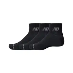NEW BALANCE - Medias Unisex Adulto Performance Basic Ankle 3 Pack Negro