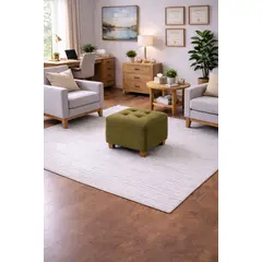 ARTSOFA - Puff Armonic Verde Olivo Antifluido