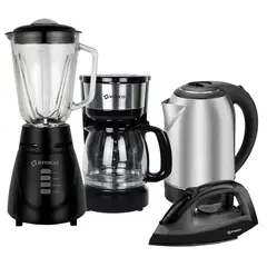IMACO - Cuatri-combo Licuadora + Hervidor + Cafetera + Plancha