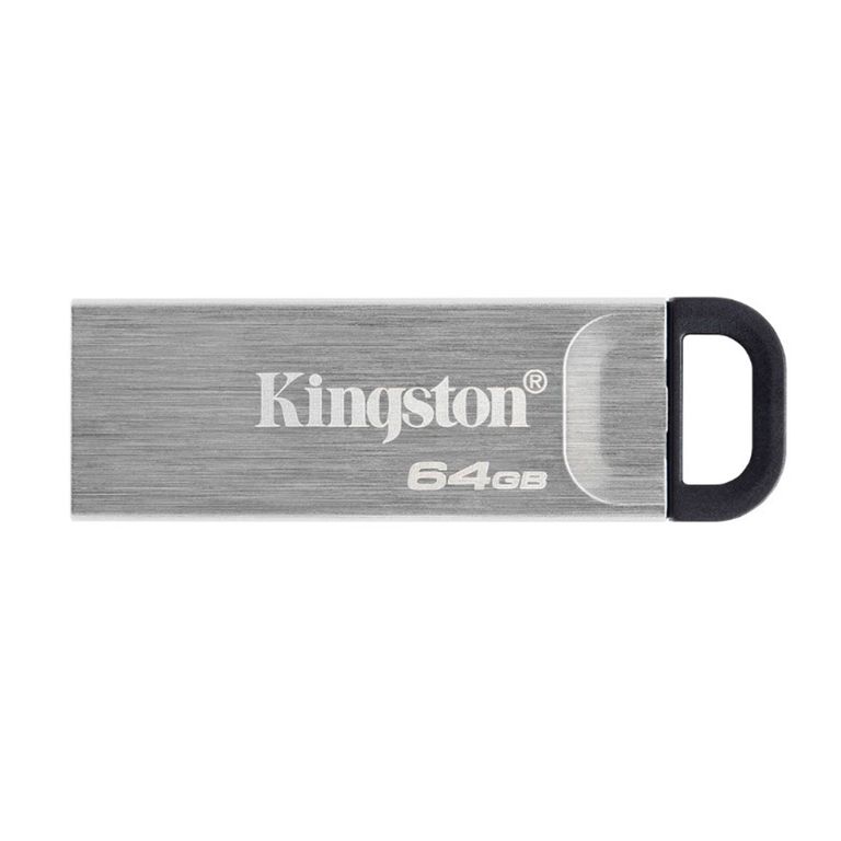 UNIDAD FLASH KYSON DTKN 64GB USB PLATA l P-N DTKN-64GB