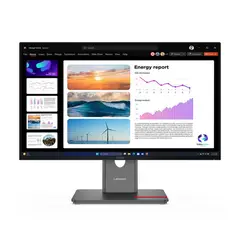 LENOVO - Monitor ThinkVision P24Q-40 23.8" WLED IPS (2560 x 1440) HDMI/DP/USB Negro