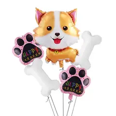 GENERICO - Globos para fiesta de perrito Diseño tierno y festivo