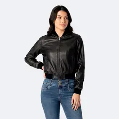 PIONIER - Casaca Frytzi Cuerina Mujer