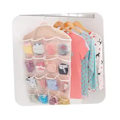 OTTOWARE - Bolsa de Almacenamiento Colgante para Armario con 16 Bolsillos