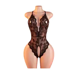 GENERICO - BODY LENCERIA DE ENCAJE SIEMPRE LISTA NEGRO SM