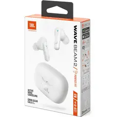 JBL - Wave Beam 2 Auriculares Inalámbricos con ANC, Sonido Pure Bass