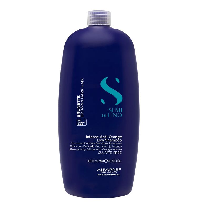 Shampoo Morado Para Cabello Castaño Anti-Orange Alfaparf 1Lt