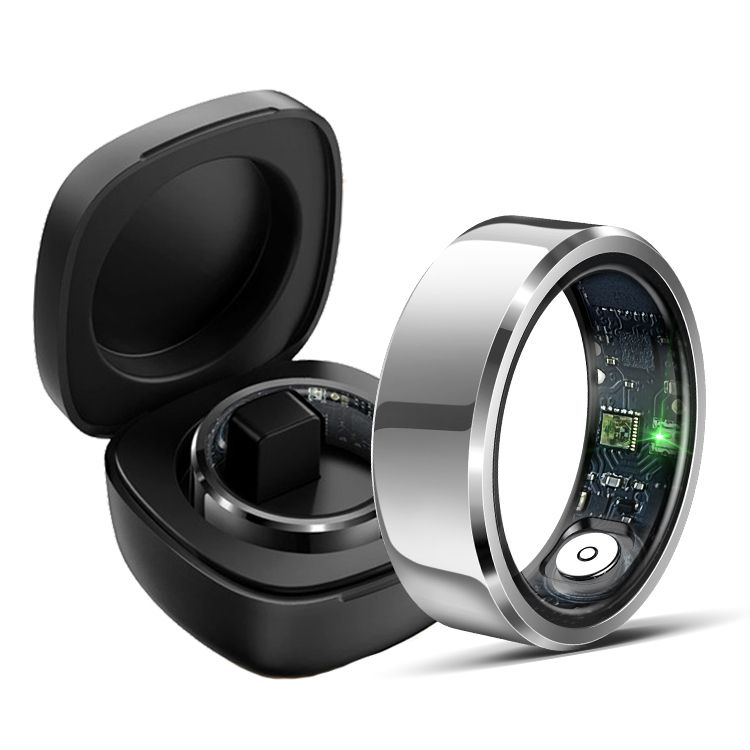 Smart Ring Anillo Inteligente de Salud y Deporte Talla #7 Color Plata