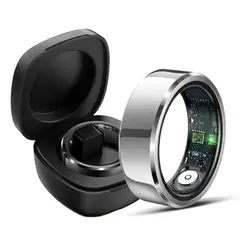 FUTURIA - Smart Ring Anillo Inteligente de Salud y Deporte Talla #7 Color Plata