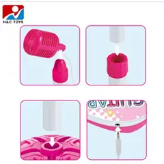 GENERICO - Guitarra Infantil Niñas Electrónica Con Micrófono Pedestal Luces Sonidos Karaoke Musical Interactiva