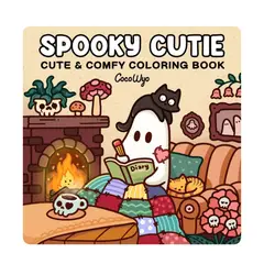 GENERICO - Spooky Cutie CUTE COLORING BOOK- COCOWYO Libro para colorear en tendencia