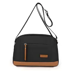 KELLER - Morral para Mujer con Correa Ajustable y Múltiples Bolsillos Negro ML5