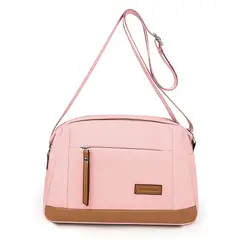 KELLER - Morral para Mujer con Correa Ajustable y Múltiples Bolsillos Melón ML5