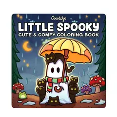 GENERICO - Little Spooky COLORING BOOK- COCOWYO Libro para colorear en tendencia