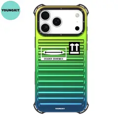 YOUNGKIT - Case para iPhone 17 Pro Max Luggage - Aurora Green