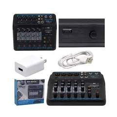 GENERICO - Mezcladora de 6 Canales con Interface a PC PZ-U6 BT