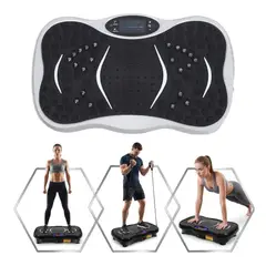 OEM - Máquina de Ejercicios Plataforma Vibratoria Oscilante + Control Remoto para Quema de Grasa