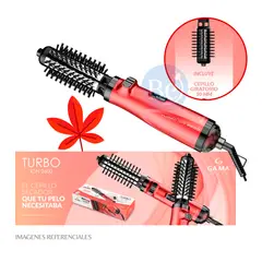 GAMA - Cepillo Modelador Rotativo Turbo Ion 2600 - HDCBR0000000478