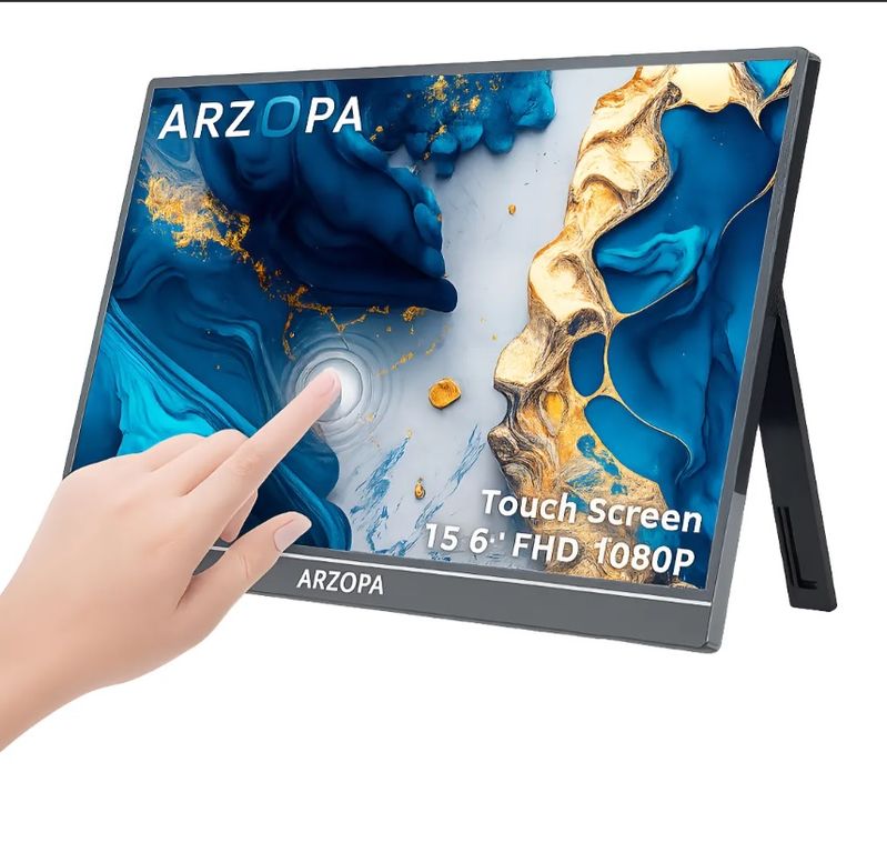 Monitor Arzopa Tactil A1T Externo Portatil Gaming FHD IPS
