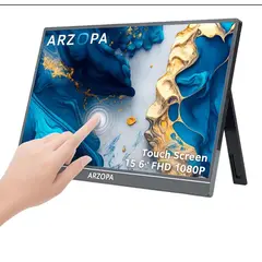 GENERICO - Monitor Arzopa Tactil A1T Externo Portatil Gaming FHD IPS
