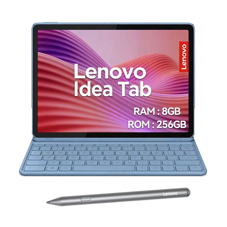Tablet Idea Tab 8+256GB 11 WIFI 2.5K-Gris+ Teclado Azul Lenovo+Lápiz táctil