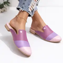 GENERICO - Zapatos mules Mujer Misshus Iris mix lila