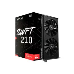 XFX - TARJETA DE VIDEO SPEEDSTER RX 7600 CORE SWIFT 210 ( RX-76PSWFTFY ) X2 FAN - 8GB - 128BIT