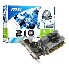 MSI - TARJETA VIDEO GEFORCE GT 210 1GB ( N210-MD1G/D3 ) DDR3 - 64 BIT