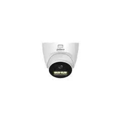 DAHUA - Cámara de Vigilancia Eyeball 2MP HAC-HDW1200TQ-IL-T Dual Light 40m Audio IP67 Blanco