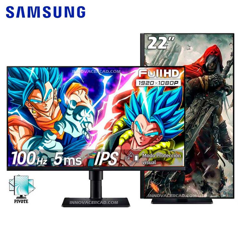 Monitor LS22D400GALXPE Essential S4 22 IPS FHD 100Hz 5ms Pivote