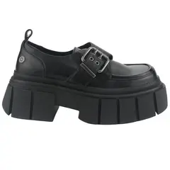 CHALADA - Mocasin Mujer Negro Casual Bresh-1