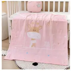 GENERICO - MANTA GASA DE ALGODÓN PARA BEBÉ CON DISEÑO