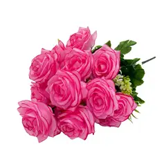 FLORIPA - Bouquet De 18 Rosas Artificiales De 58Cm BG318001-ROS FLORIPASTORE