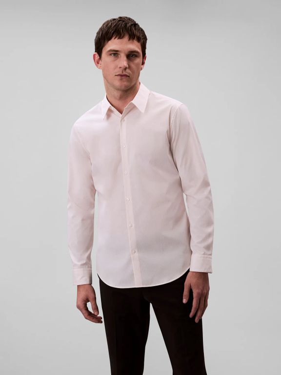 CAMISA LS THIN STRIPE SUPIMA STRETCH
